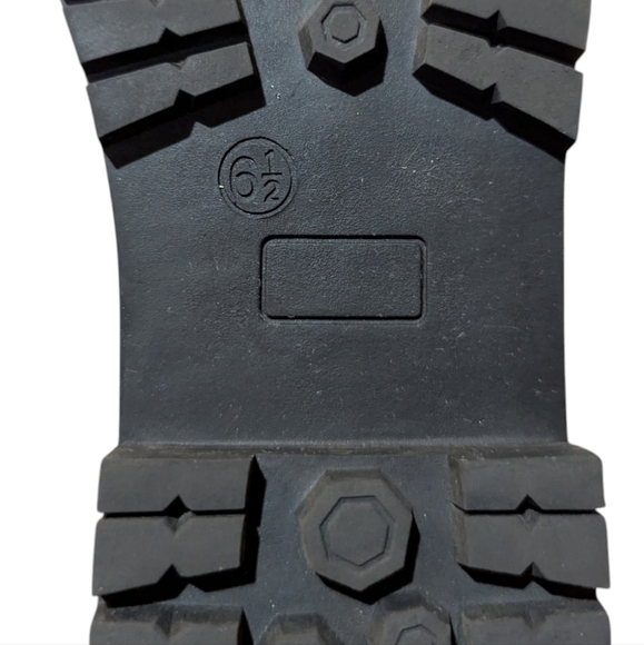 Y2K Chunky Seychelles Lugsole Loafers Chain Size 6.5 Black Grunge - Picture 4 of 7